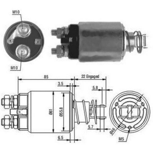 Elettromagnete motore - 82, cv