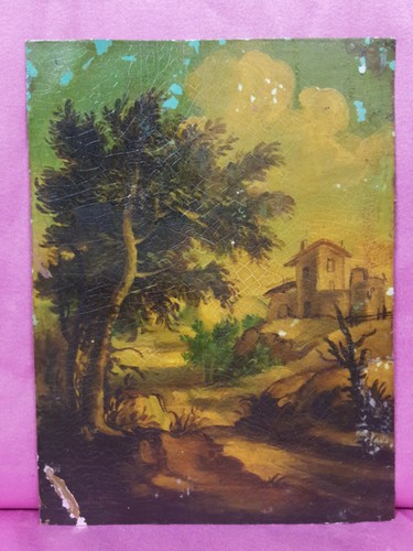 Pittore sec paesaggio con - pittore,