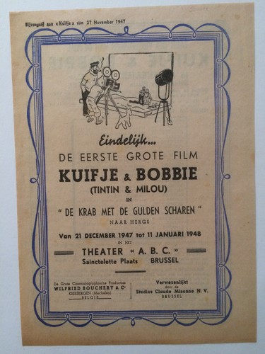 Tintin kuifje rare - -,