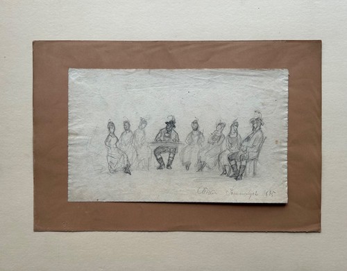 Disegno persone tavola - persone, a