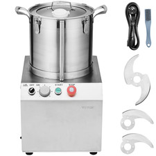 Robot Cucina Tritatutto per Verdure Alimenti 15L Frullatore Acciaio Inox