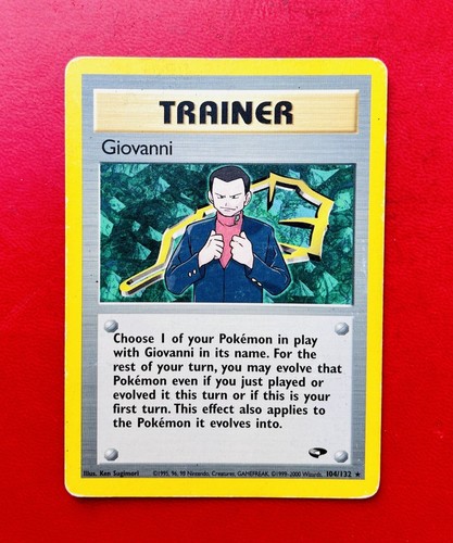 Lotto carte pokemon giovanni - lotto,