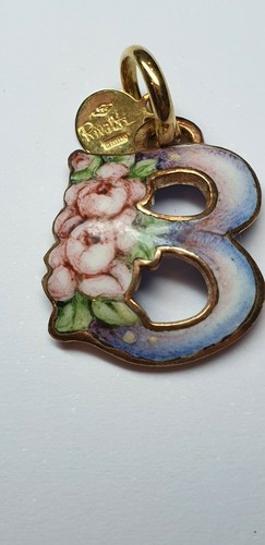Ciondolo lettera oro rame - in, oro/rame