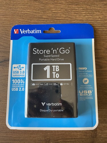 Verbatim store hard disk - go,
