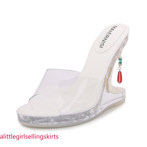 Ciabatte donna trasparenti