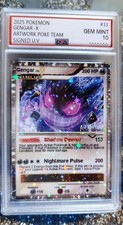 Pokemon Gengar Lv.X Signed U.V Italian Artist By Artwork Pokè Team 