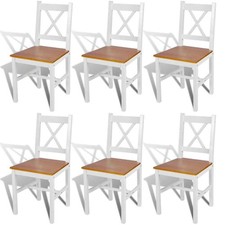 vidaXL Sedie da Pranzo 6 pz