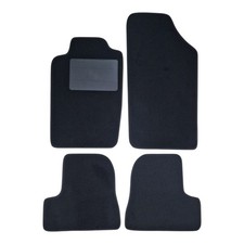 Set Tappetini Tappeti per Auto per Peugeot 206 CC 2000 2007, neri (senza ganci)