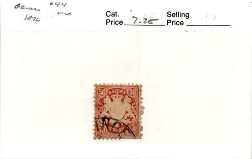 Bavaria germany postage - bavaria, germany,