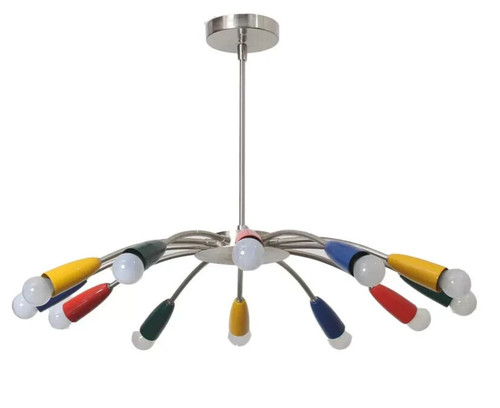Lampadario artistico metà