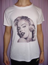 MARILYN MONROE personaggio MAGLIA T-SHIRT maglietta RITRATTO NUOVA MOLTO BELLA !