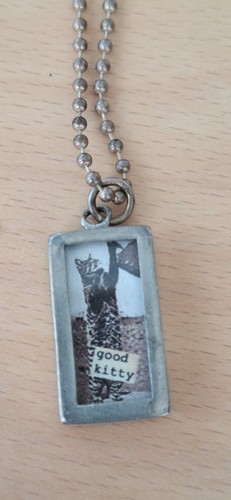 Gatto vintage argento sterling - gatto,