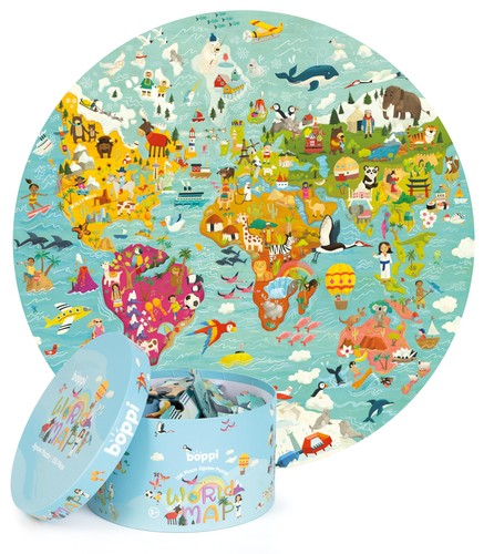 Boppi mondo puzzle con animali - puzzle,
