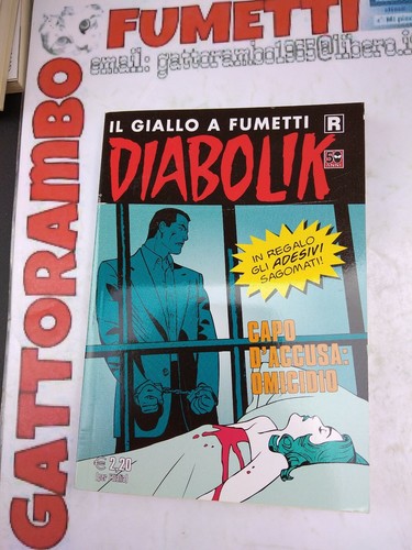 Diabolik 614 con adesivi - diabolik,