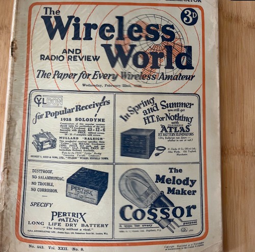 Wireless world and radio - wireless,