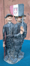 Scultura in terracotta alpini