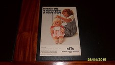 Advertising Italian Pubblicità Werbung: BAMBOLA TATAMIA **1975**