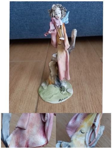 Vintage italy statuina angelo - vintage,