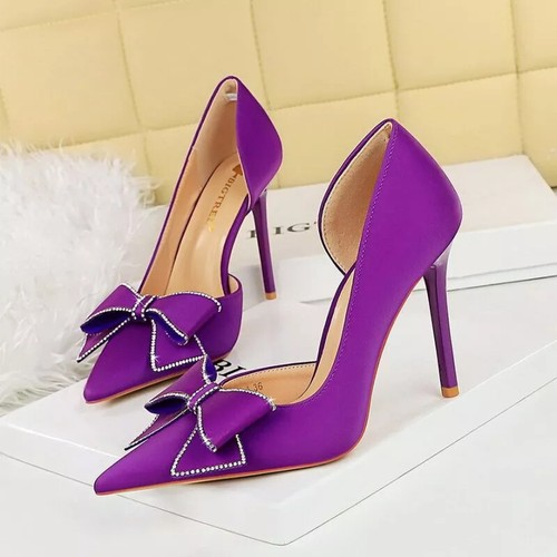 Decolte scarpe cm viola - 10.5,