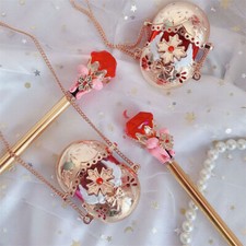 Collana Cristallo Kaitou Saint Tail Haneoka Meimi Bacchetta Magica Penna Trasformatore Prop