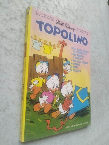 Topolino libretto 1274 1980 - topolino, n.1274