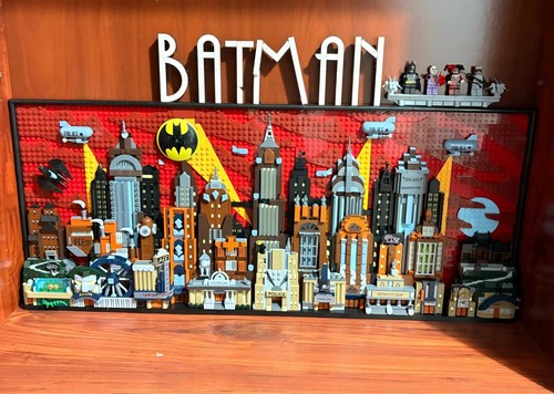 Gotham city skyline set - gotham,