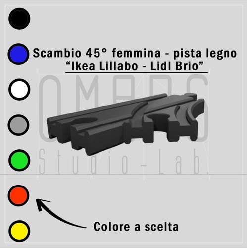 Scambio deviatoio treno - 1x,