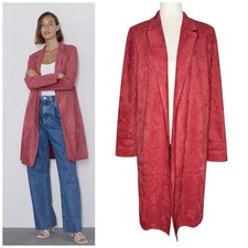 ZARA Rose Pink Faux Suede