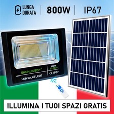 Faro a Led con Pannello Solare