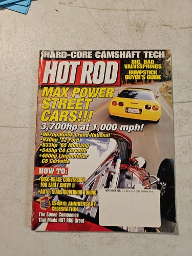 Hot rod magazine november - magazine,