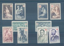 Francobolli francia anni 50 - francobolli, '50
