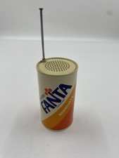Radio Portatile Vintage Pubblicitaria Anni 60 Lattina Fanta Aranciata