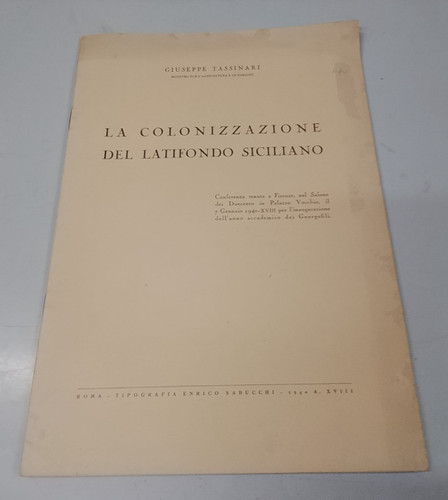 Tassinari giuseppe la - -,