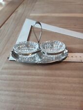 Porta Sale Pepe Stuzzicadenti Vintage In Acciaio Inox