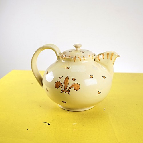 Teiera ceramica dipinta a - in,