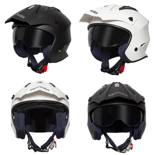 Casco spada rock plain trials - casco,