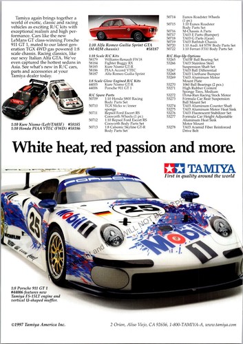 Tamiya porsche 911 - porsche, stampa