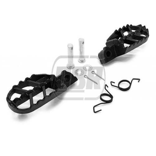 Set pedana pedale acciaio