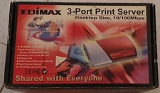 Edimax 3-Port Print Server PS-3103P - Condividi 3 Stampanti in Rete! VINTAGE