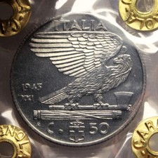 50 Centesimi -Ac- 1943
