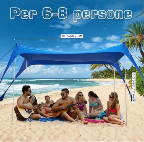 Tenda spiaggia camping - spiaggia,