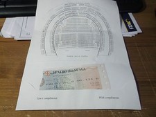 BIGLIETTO DEL " TEATRO ALLA