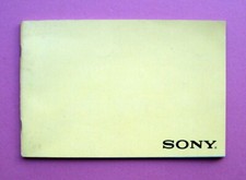 Catalogo Sony anni '70