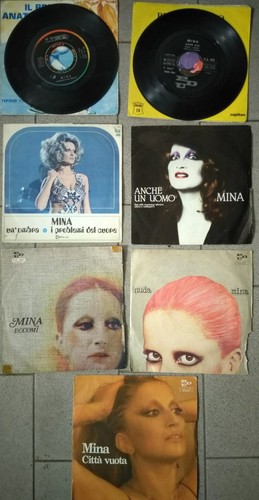 Mina dischi vinile giri - dischi, no
