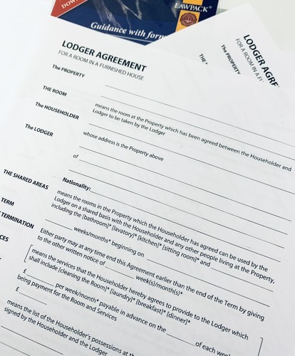 New lodger agreement form - new,