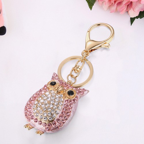 Gufo portachiavi con - , strass