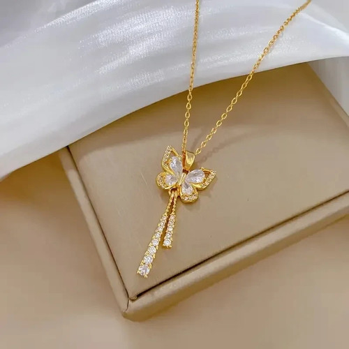 Collana catena donna - , farfalla