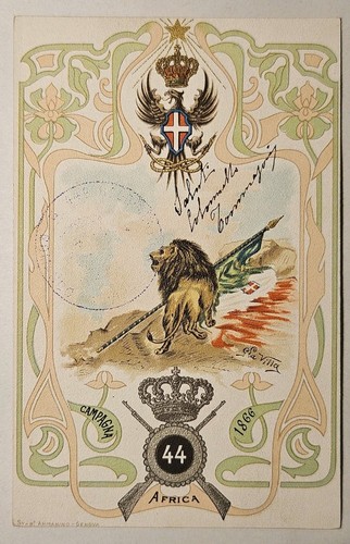 Cartolina militare genova - cartolina,