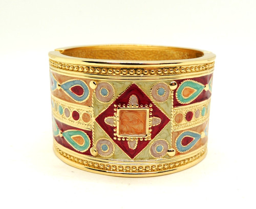 Bracciale vintage smaltato - vintage,