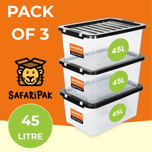 Plastica trasparente 45l - trasparente,